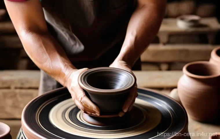 미술세라믹 경력 개발 팁 - Here are three detailed image prompts for generating ceramic art images, adhering to your specified ...